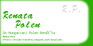 renata polen business card